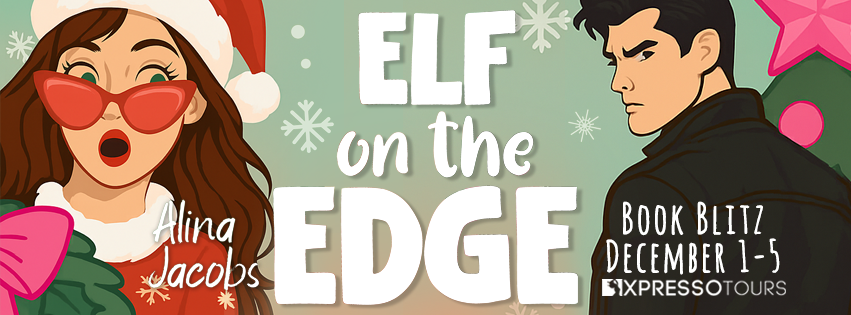 Paperback copy of Elf on the Edge